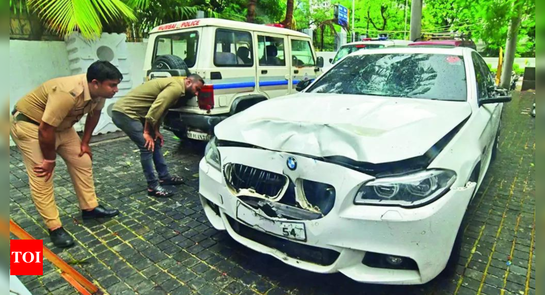 Shiv Sena neta held after son rams BMW into scooter, kills woman | India News