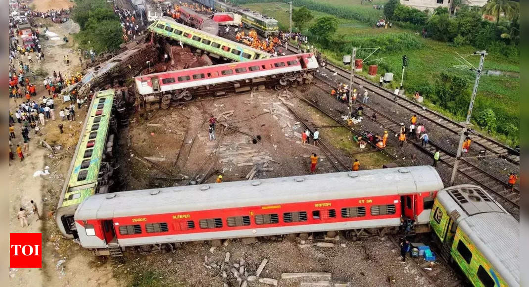 Two men run over by train in Odisha's Balasore | India News