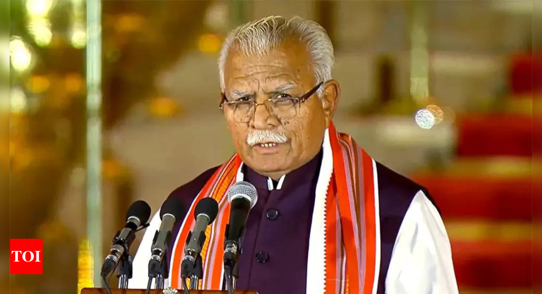 Khattar urges Chhattisgarh to make full use of central funds to expedite state’s development | India News