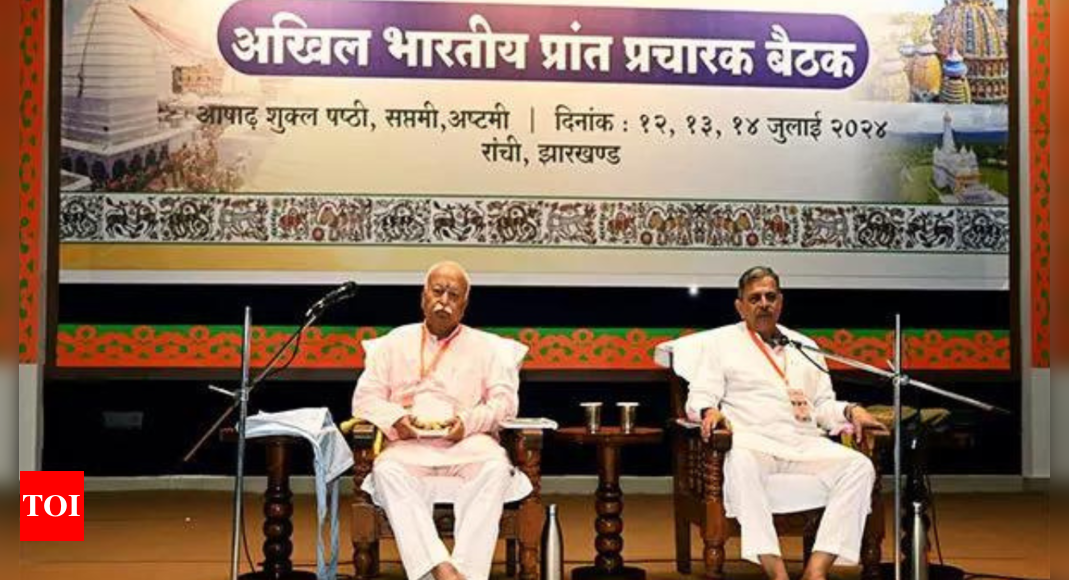 Jharkhand: RSS' annual 'prant pracharak' meeting begins in Ranchi | India News