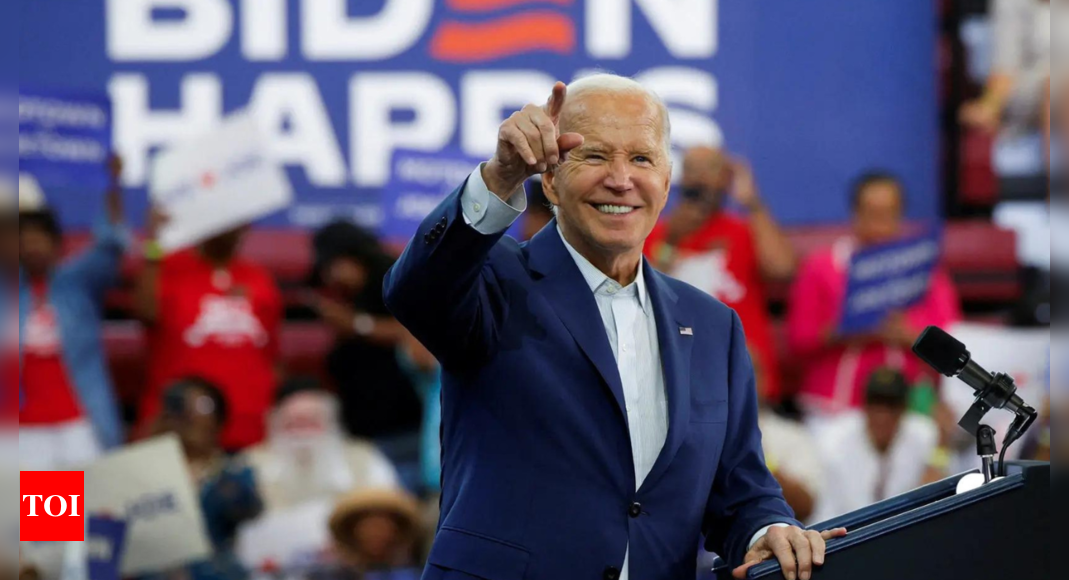 'I promise you I am ok': Biden back on campaign trail amid increasing pressure to quit – Times of India