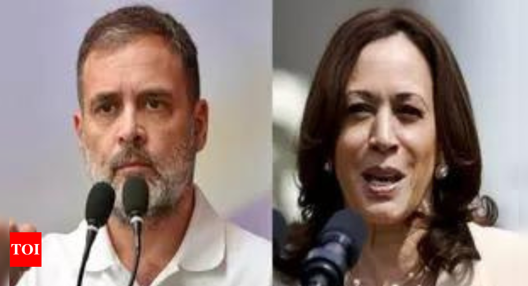 Kamala Harris didn't speak to Rahul Gandhi: US vice president's office | India News