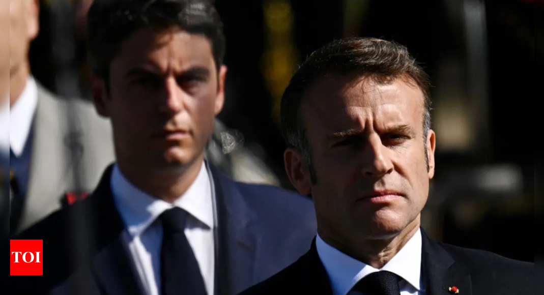 French PM takes on caretaker role in deadlocked France - Times of India