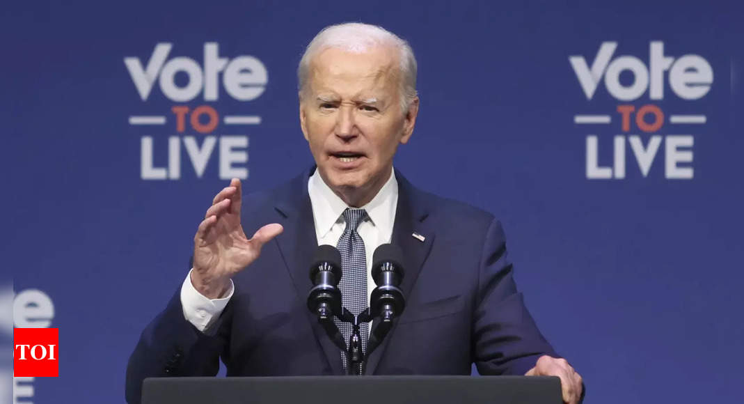 Joe Biden says Kamala Harris could lead if his health declines – Times of India