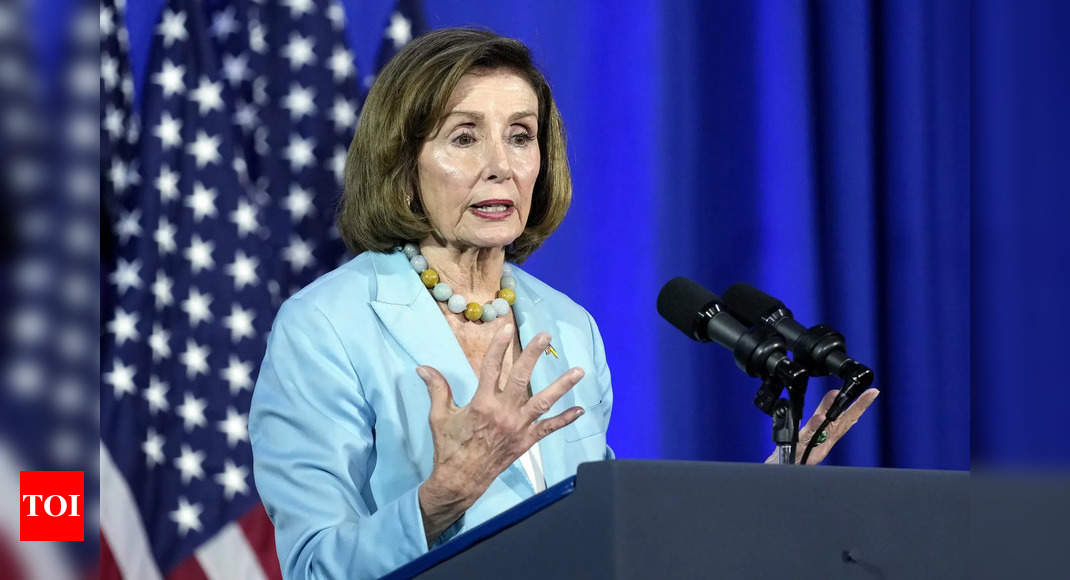 Pessimistic about a win: Pelosi to prez – Times of India