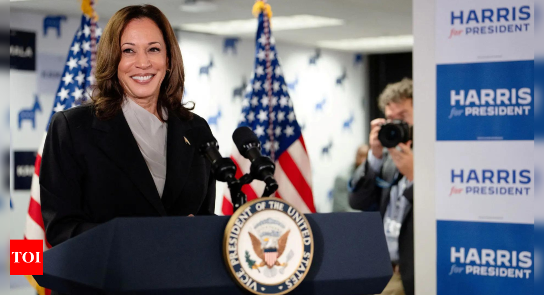 'I know Trump's type': Harris calls Trump a 'predator and cheater,' pledges November victory – Times of India