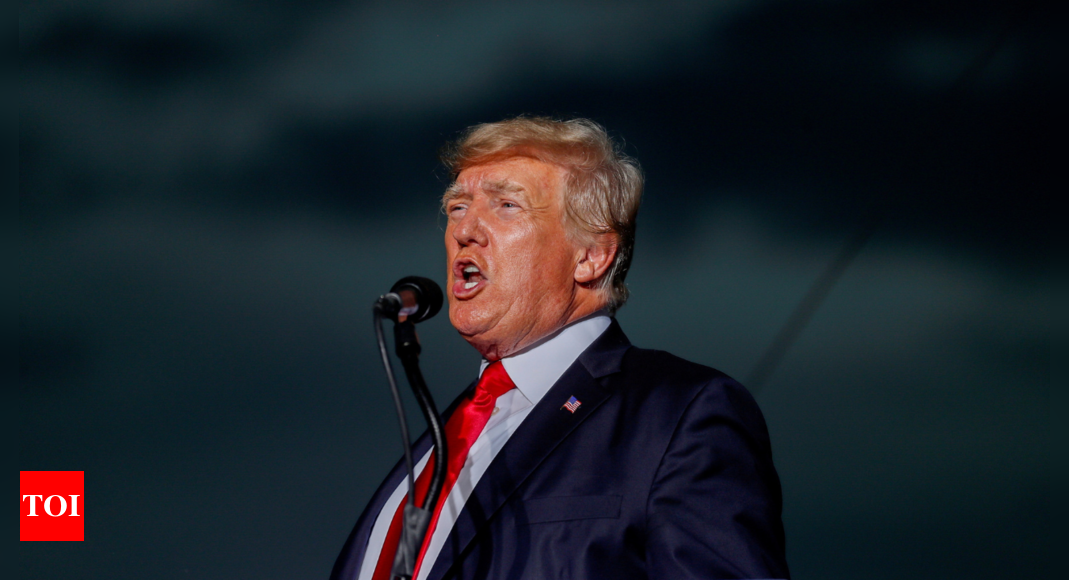 Donald Trump describes Harris as 'bad combination' of 'vicious and dumb' – Times of India