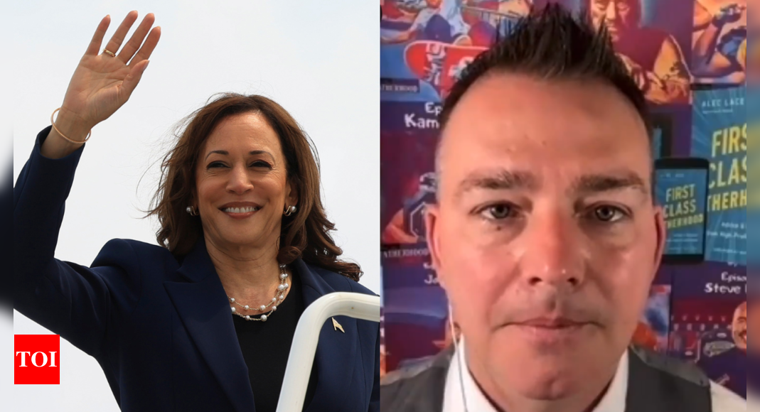 Conservative author Alec Lace calls Kamala Harris 'original hawk tuah girl'; controversial remark sparks netizen reactions – Times of India