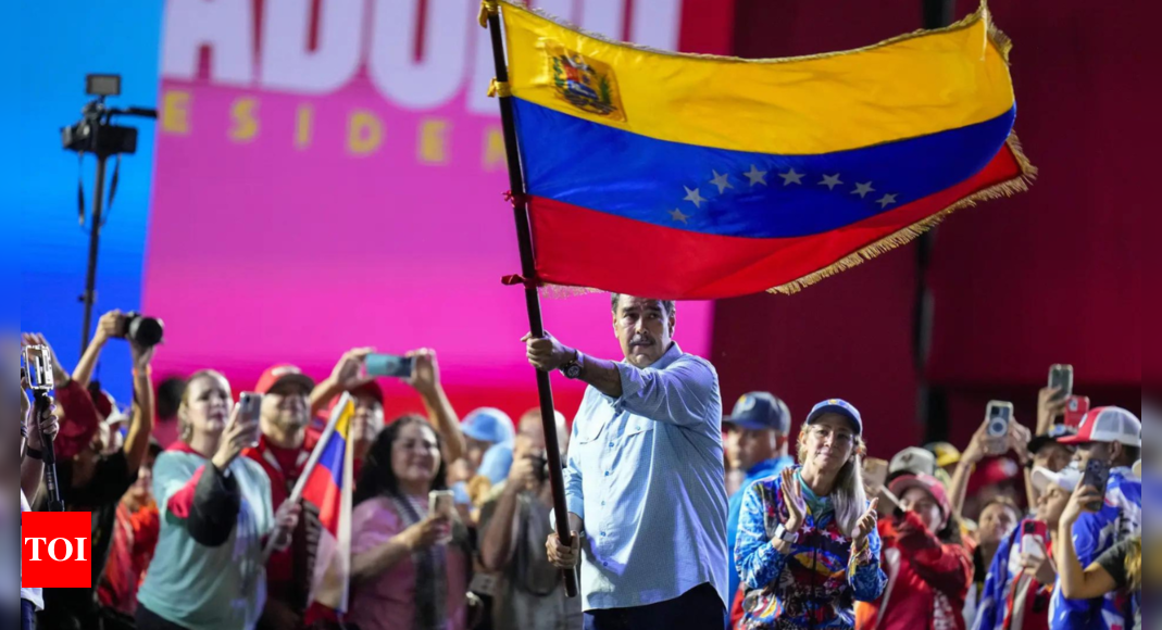 Venezuela's presidential candidates conclude their campaigns ahead of Sunday's election – Times of India