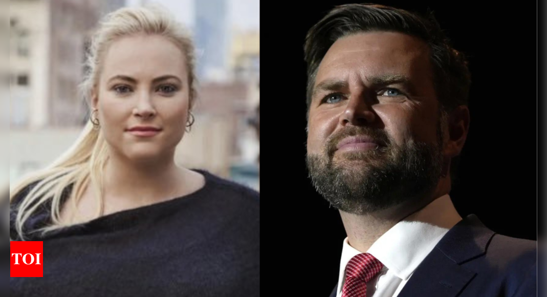 Ex-Tv show host Meghan McCain criticizes JD Vance for 'childless cat ladies' remark; asks why he's not worried about male senators – Times of India