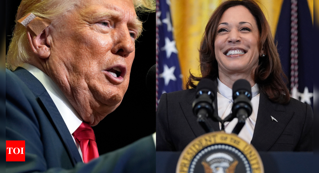 Astrologer's 2020 post on Kamala running for President viral. 'Trump winning?' Internet asks her - Times of India