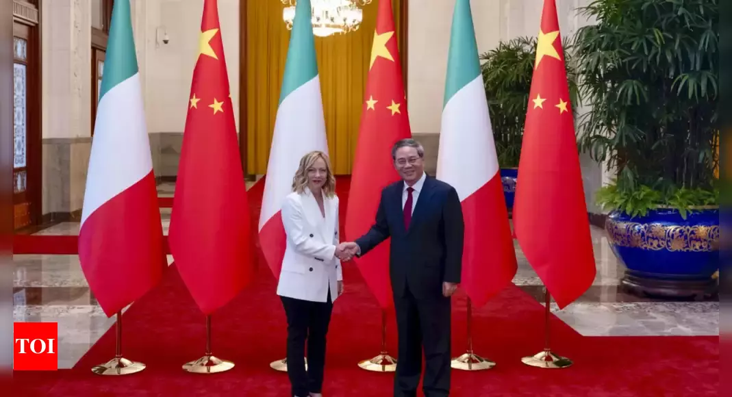 Italy's Meloni vows to 'relaunch' cooperation with China – Times of India