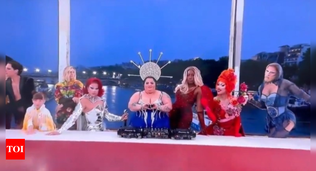 'Feathers ruffled seeing queerness…': French drag queen shuts down criticism over Olympics opening ceremony – Times of India