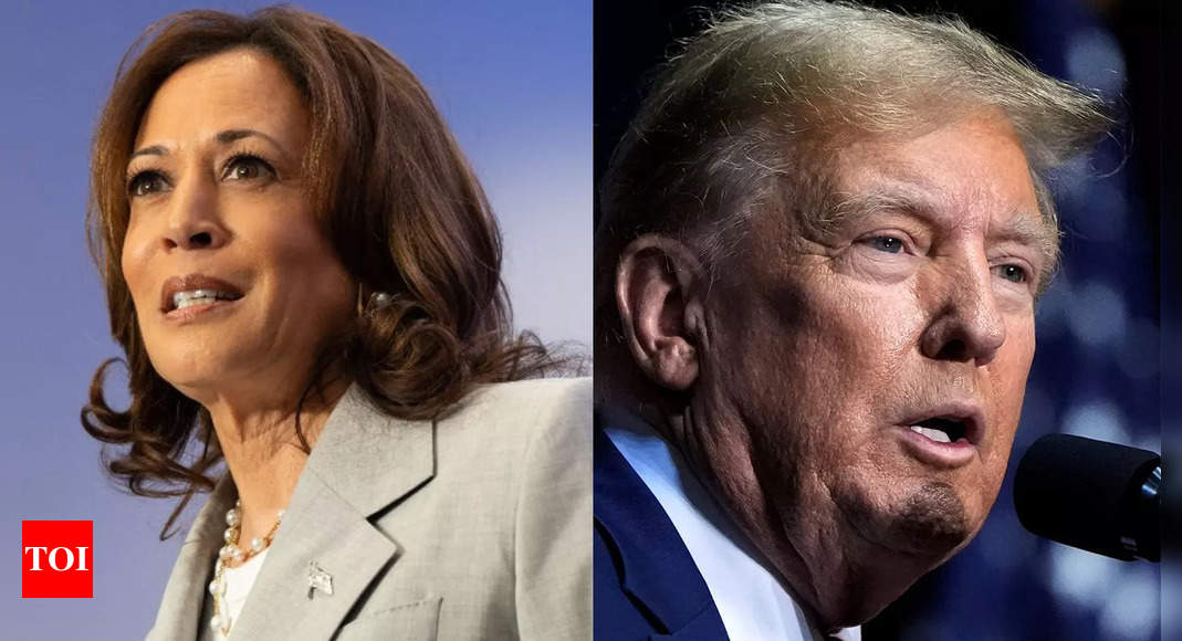 Kamala Harris dares Trump: 'Say it to my face' as she challenges him to debate - Times of India