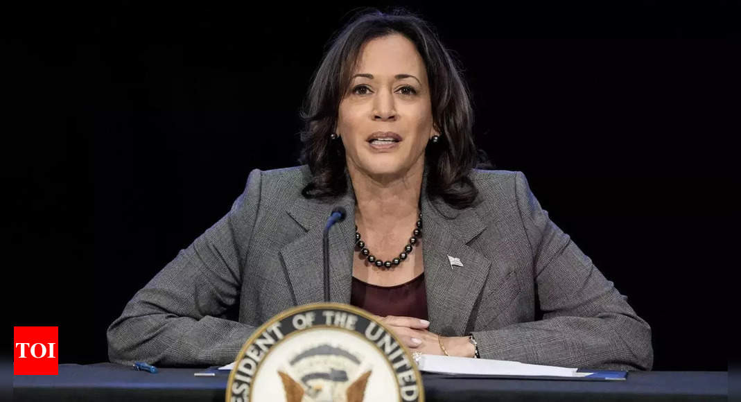 Kamala Harris unveils $50m 'Fearless' ad campaign, targeting Trump - Times of India