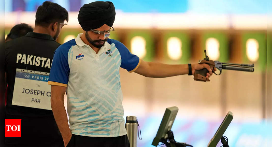 EXPLAINED: What's an X that cost Sarabjot Singh a place in the 10m air pistol final at Paris Olympics | Paris Olympics 2024 News – Times of India