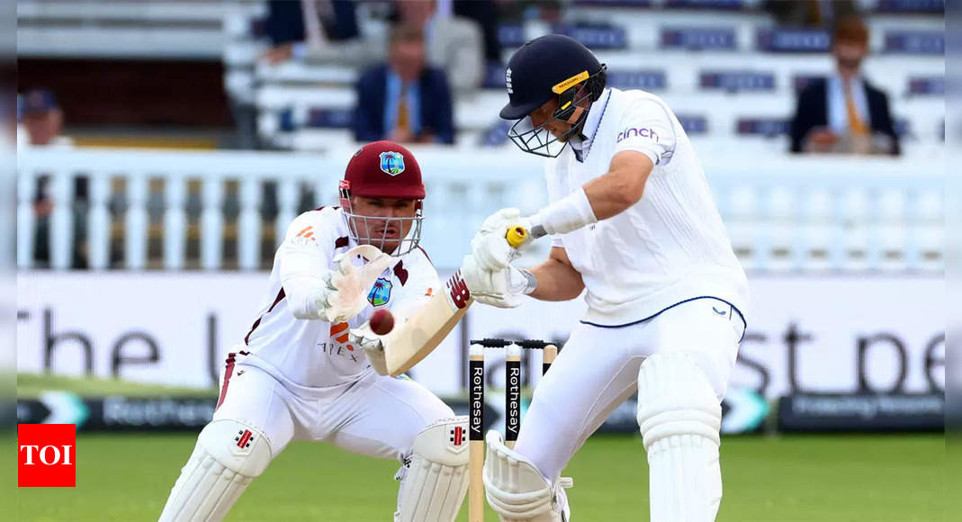 England 189/3 in 40.0 Overs | ENG vs WI Live Score, 1st Test, Day 2  – The Times of India