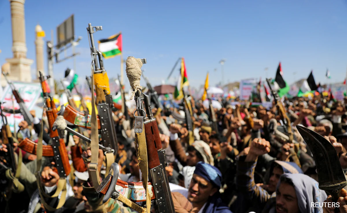 Houthis Pledge "Huge" Response to Israel Strike As Gaza Violence Spreads