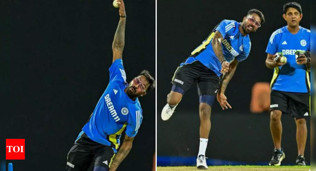 Is that Hardik Pandya or Anil Kumble? | Cricket News – Times of India