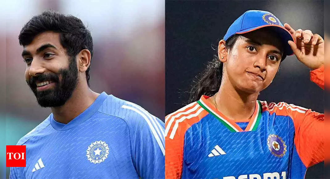 Jasprit Bumrah, Smriti Mandhana named as ICC players of the month for June | Cricket News – Times of India