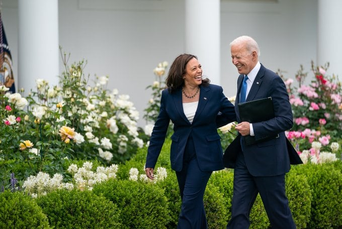 Kamala Harris Praises Biden