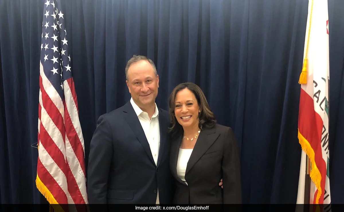 Kamala Harris' Husband Tests Positive For Covid. She Is Negative