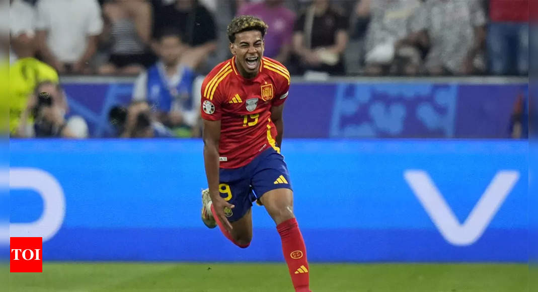 Lamine Yamal's historic goal propels Spain to Euro 2024 final with 2-1 victory over France | Football News – Times of India