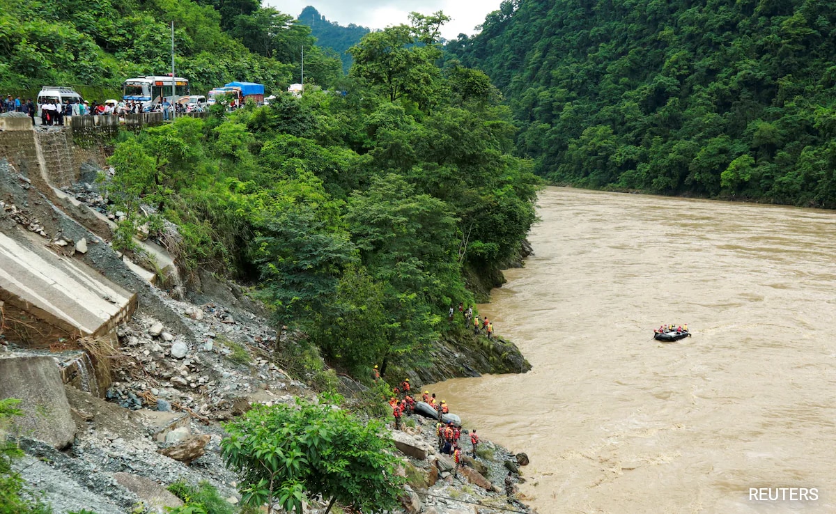 Nepal Searches For 63 People Missing After Massive Highway Landslide