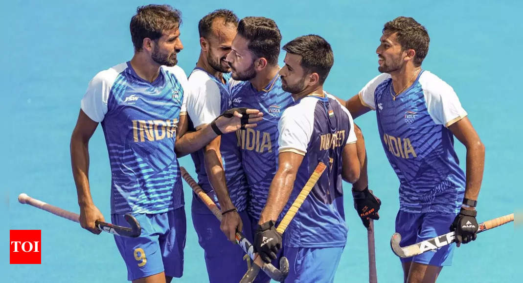 Paris Olympics: Indian men's hockey team qualifies for quarterfinals | Paris Olympics 2024 News – Times of India