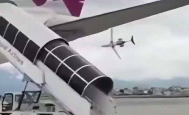 Video Shows Out-Of-Control Nepal Plane Slamming Into Ground, Ball Of Fire