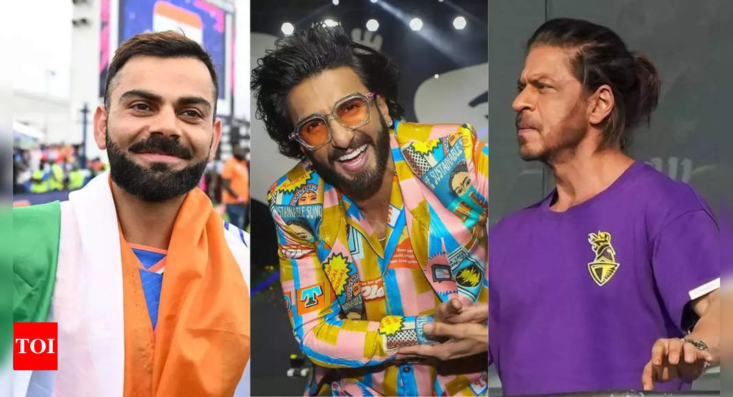 Virat Kohli surpasses Shah Rukh Khan, Ranveer Singh to become the most valued... | Cricket News - Times of India