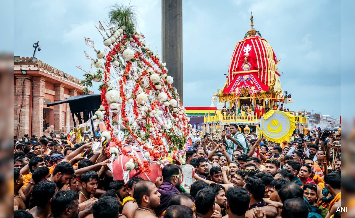 Rath Yatra: Chariot Pulling Begins In Puri Amid Lord Jagannath Chants