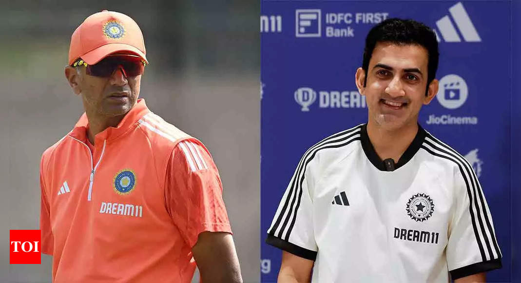 'Big shoes to fill…': Gautam Gambhir on succeeding Rahul Dravid as Team India head coach | Cricket News – Times of India