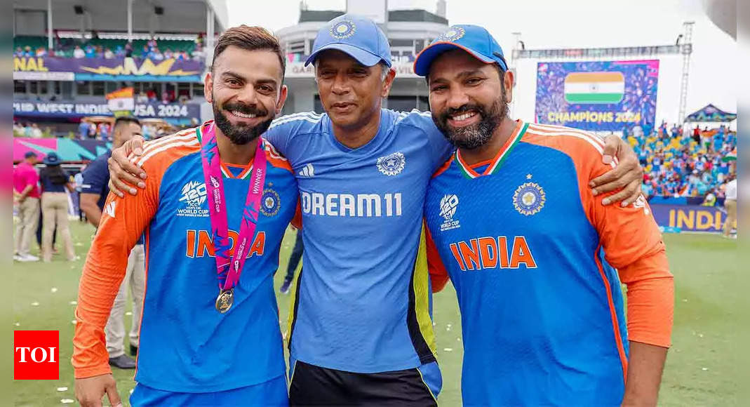 'The gesture by Rohit Sharma and Virat Kohli…': VVS Laxman hails Rahul Dravid's T20 World Cup victory celebrations – Watch | Cricket News – Times of India