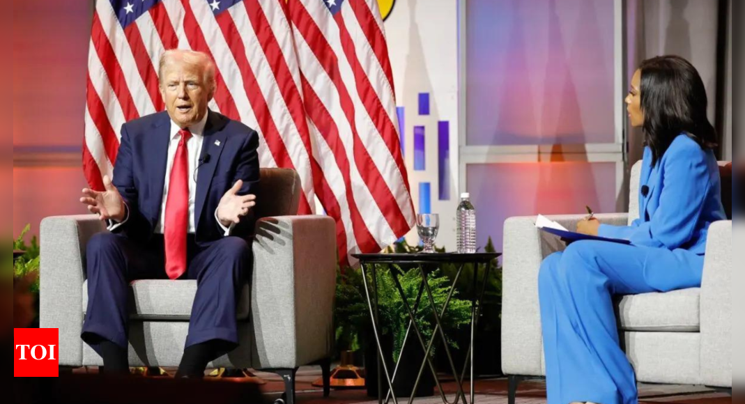 'You don't even say hello…disgraceful': Donald Trump slams Black journalist at Chicago convention. Watch – Times of India