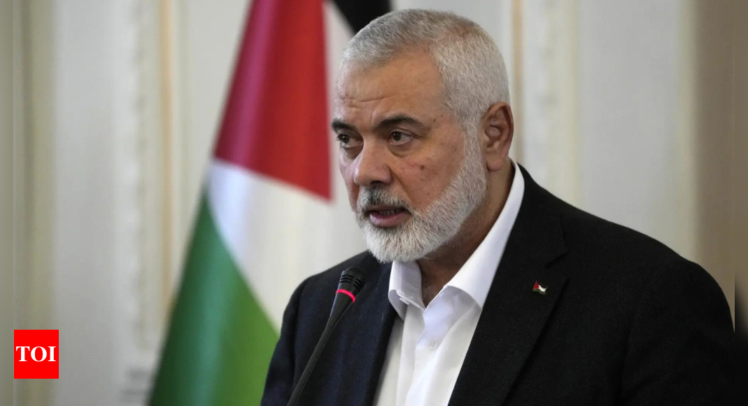 'If a leader leaves, another will arise': Hamas chief Haniyeh's last words before assassination in Israeli strike – Times of India