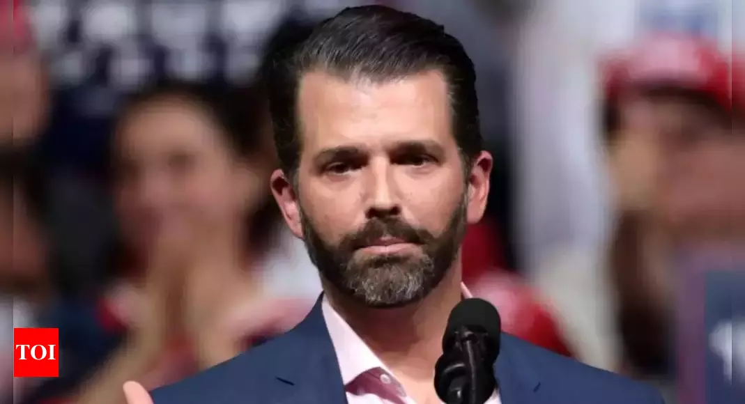 'Is she going to be a coward and ... ': Donald Trump Jr takes aim at Kamala Harris over debate speculation - Times of India