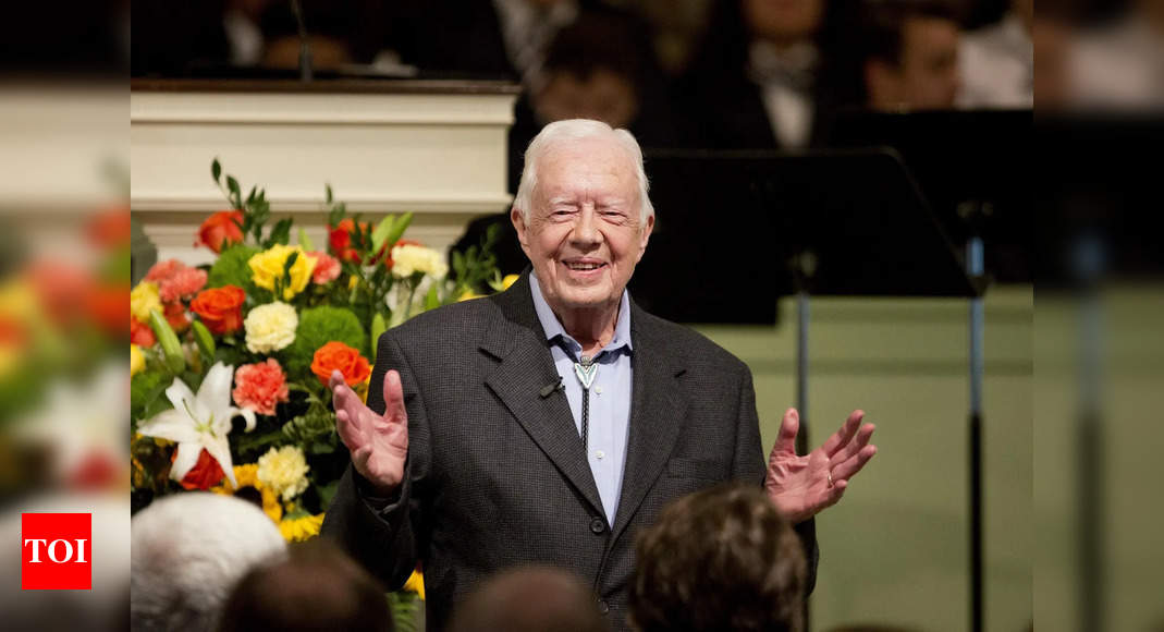 Jimmy Carter eyes 100th birthday with a purpose: Voting for Kamala Harris - Times of India