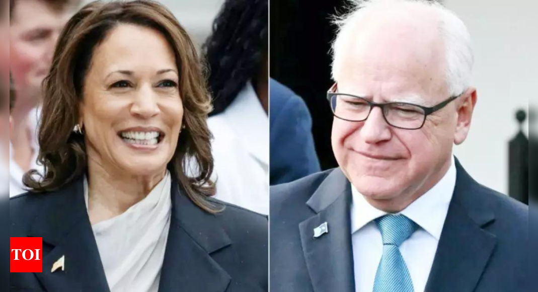 Kamala's progressive Walz to the left - Times of India