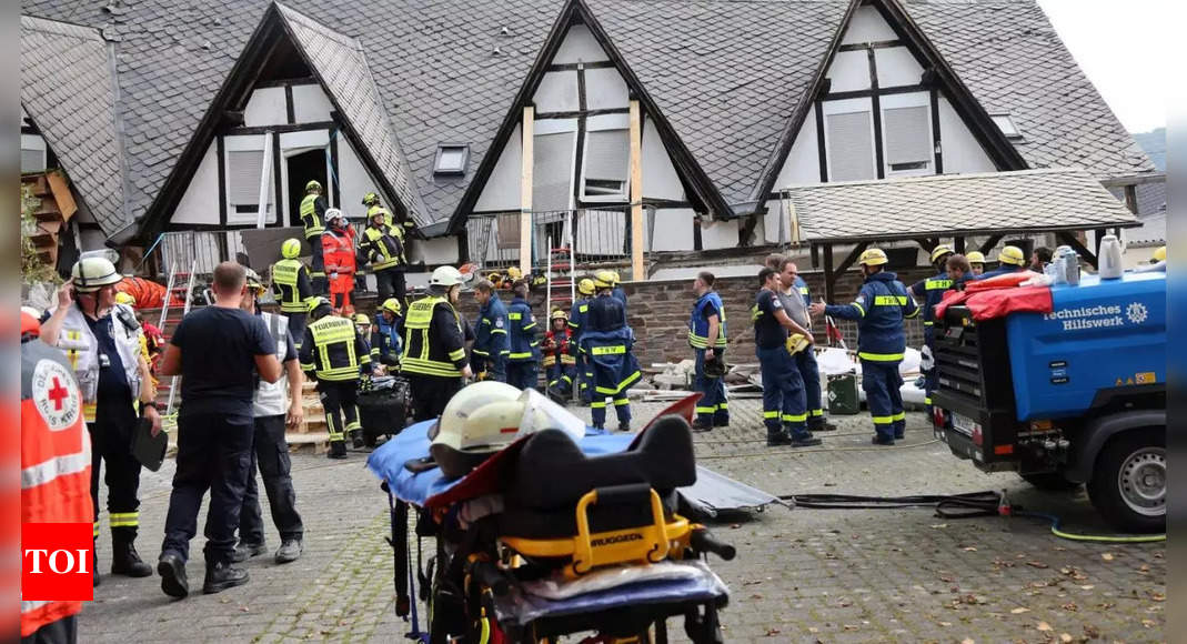 German hotel collapse in Moselle wine valley kills two, one guest still trapped - Times of India