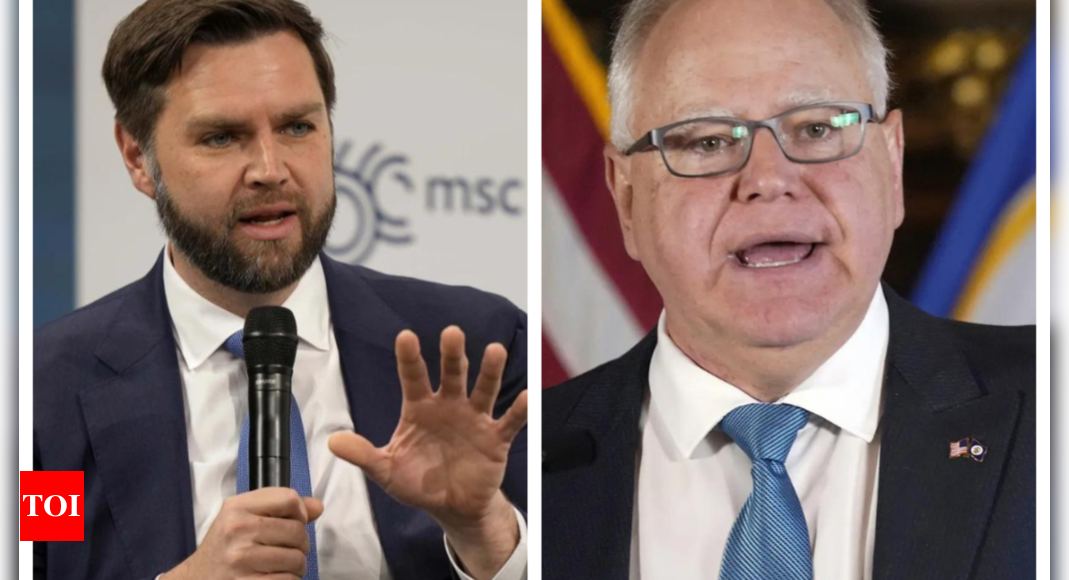 'Stolen valor' row: Tim Walz said he carried weapons; 'When, which war,' JD Vance's counter – Times of India