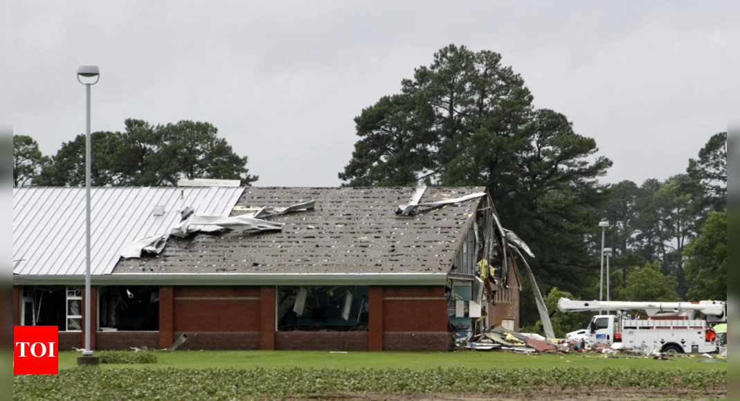 Tropical storm Debby’s fury: Tornadoes and floods impact homes, schools, and lives - Times of India