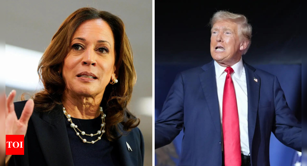 US elections: First live debate between Harris and Trump announced - Key details - Times of India