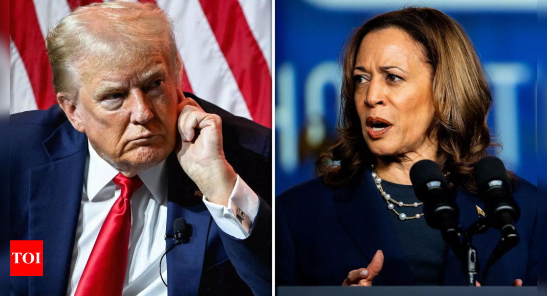 Trump claims 'no one knows Kamala Harris' last name'. And then says it – Times of India