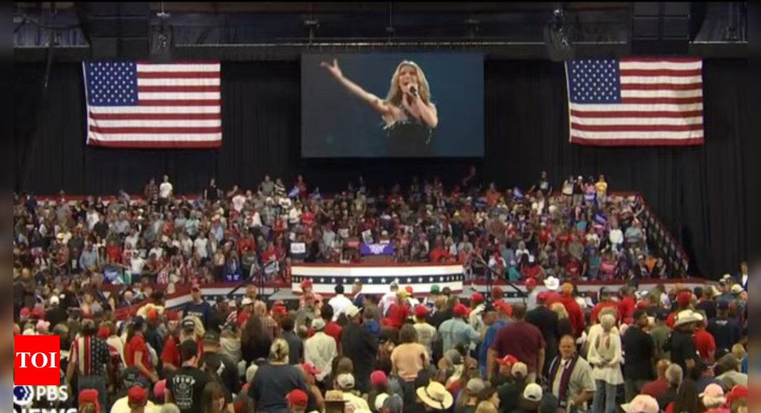 Trump rally plays Celine Dion's Titanic theme: Why song choice raised eyebrows – Times of India