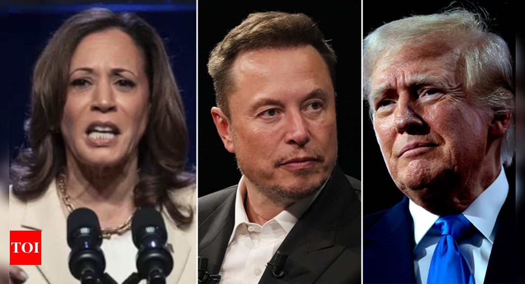 Harris campaign targets Musk over Trump's interview on X: ‘Ruined Twitter’, now ‘controlling democracy’ – Times of India