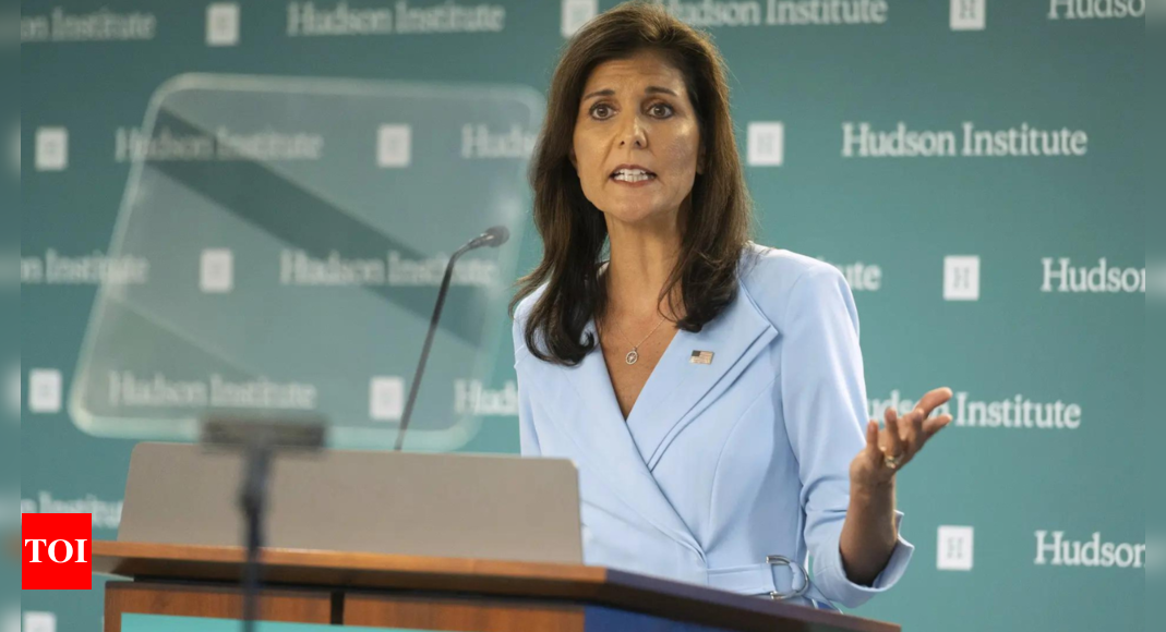 Nikki Haley says Trump must stop whining about Kamala Harris | World News – Times of India