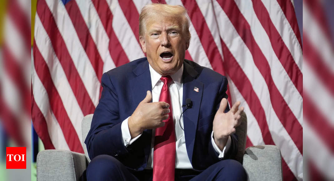 US elections: Trump claims, 'I am entitled to attack Harris personally because ...' - Times of India