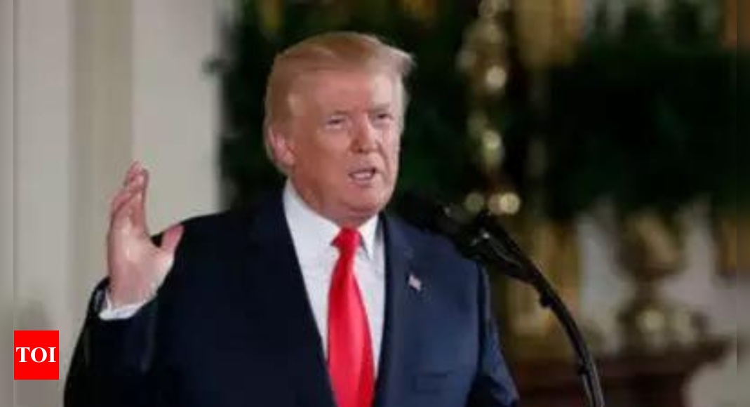 Trump says civilian award ‘better’ than military medal for those ‘dead’ or ‘hit’ by bullets, Vance defends comments as ‘reasonable’ - Times of India