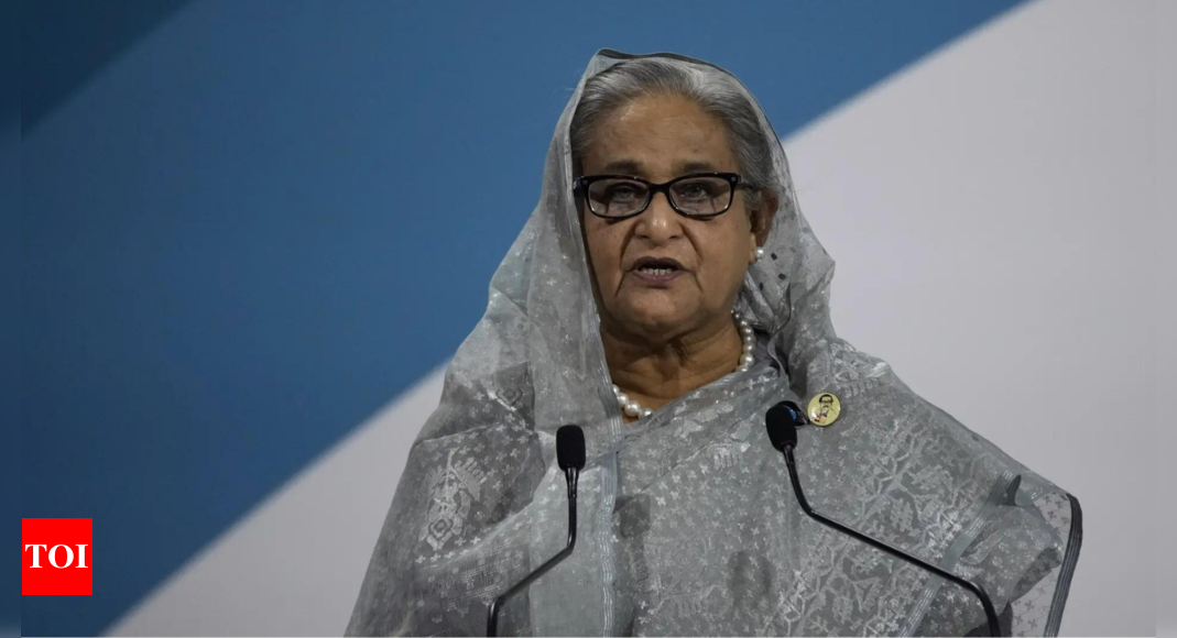 Bangladesh’s ousted PM Sheikh Hasina faces seventh murder case charges - Times of India